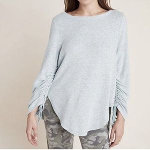 Anthropologie Light Blue Oversized Sweater Size Medium